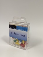 Primary coloured pushpins